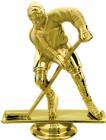 Gold 4" Male Hockey Trophy Figure