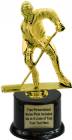 8" Male Hockey Trophy Kit with Pedestal Base