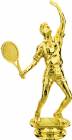 6" Male Tennis Gold Trophy Figure
