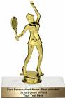6 3/4" Female Tennis Trophy Kit