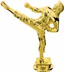 5" Gold Female Karate Trophy Figure
