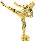 6" Female Karate Gold Trophy Figure