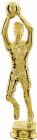 Gold 6 3/4" Male Basketball Trophy Figure