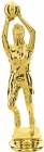 Gold 5 3/4" Female Basketball Trophy Figure