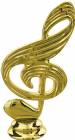 4 3/4" Music Note Gold Trophy Figure