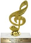 5 1/2" Music Note Trophy Kit