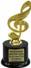 6 3/4" Music Note Trophy Kit with Pedestal Base