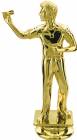 Gold 5" Male Darts Player Trophy Figure