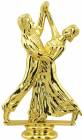 Gold 5 1/2" Ball Room Dancing Trophy Figure