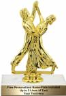 6 1/4" Ball Room Dancing Trophy Kit