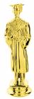 5" Male Graduate Gold Trophy Figure