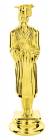 5" Female Graduate Gold Trophy Figure