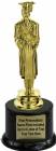 7" Female Graduate Trophy Kit with Pedestal Base