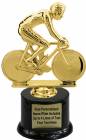 7" Male Cycling Trophy Kit with Pedestal Base