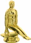 Gold 3 1/2" Male Gymnast Trophy Figure