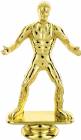 5" Wrestler Gold Trophy Figure