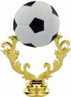 5" Color Soccer Ball Gold Trophy Figure