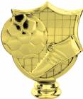 4 1/2" Soccer Shield Gold Trophy Figure