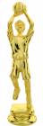 Gold 6" Male Youth Basketball Trophy Figure