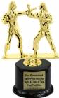 7" Female Double Action Karate Trophy Kit with Pedestal Base