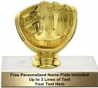 4" Baseball Glove - Ball Holder Trophy Kit