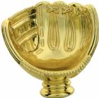4" Softball Glove - Ball Holder Gold Trophy Figure