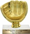 4 3/4" Softball Glove - Ball Holder Trophy Kit