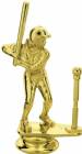 4 3/4" Female T-Ball Gold Trophy Figure