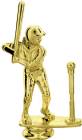 6" Female T-Ball Gold Trophy Figure