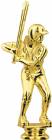 6" Female Softball Gold Trophy Figure