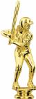 6" Female Softball Gold Trophy Figure