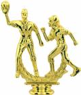 5 3/4" Female Double Softball Gold Trophy Figure