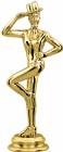 Gold 5 1/4" Jazz Dancer Trophy Figure