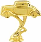 4" Street Rod Car Gold Trophy Figure