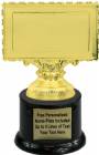 6" - 3 1/2" x 2"  Plate Holder Trophy Kit with Pedestal Base