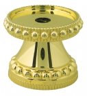 Gold 1 3/4" Round Pedestal Trophy Riser