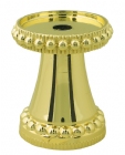Gold 2 1/2" Round Pedestal Trophy Riser