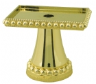 Gold 2 1/2" Rectangular Pedestal Trophy Riser