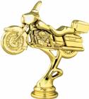 4 7/8" Road Motorcycle Gold Trophy Figure