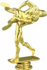 5 1/2" Double Wrestler Gold Trophy Figure