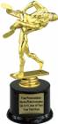 7 1/2" Double Wrestler Trophy Kit with Pedestal Base