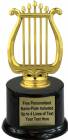 6" Music Lyre Trophy Kit with Pedestal Base