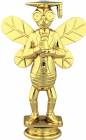 5" Knowledge Bee Gold Trophy Figure