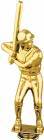 8 3/4" Male Baseball Gold Trophy Figure