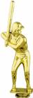 8 3/4" Female Softball Gold Trophy Figure