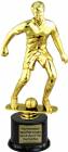 11" Male Soccer Trophy Kit with Pedestal Base