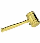 5" Plastic Gavel Plaque Mount