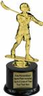 7" Male Lacrosse Trophy Kit with Pedestal Base