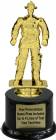 7" Fireman Trophy Kit with Pedestal Base