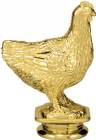 3" Chicken Gold Trophy Figure